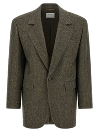 Saint Laurent Women Herringbone Blazer