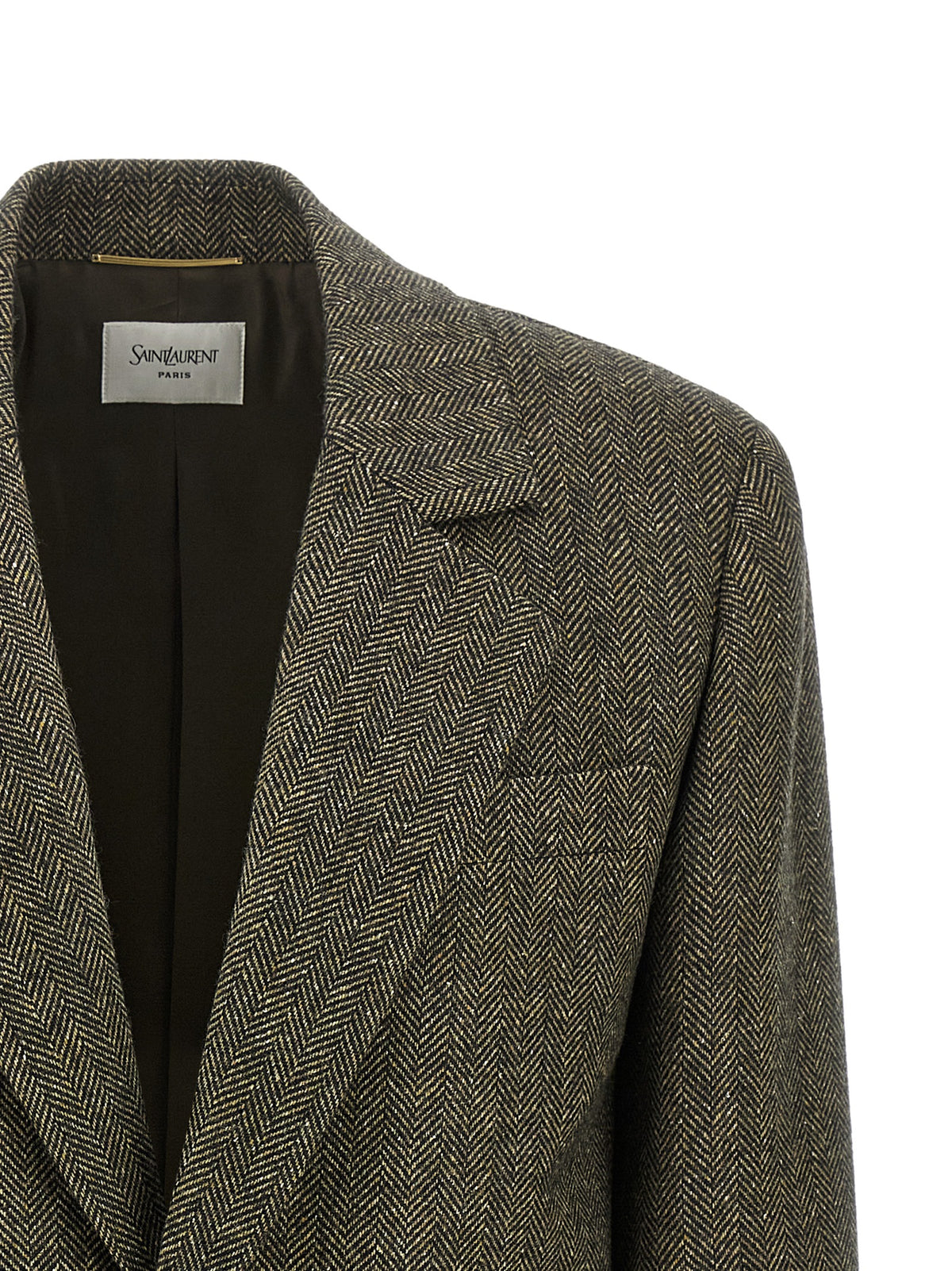 Saint Laurent Women Herringbone Blazer