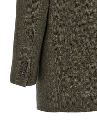 Saint Laurent Women Herringbone Blazer