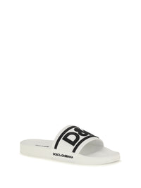 Dolce & Gabbana Men Logo Slide Sandals