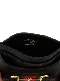 GUCCI Gucci Women 'Web Horsebit Gucci' Card Holder