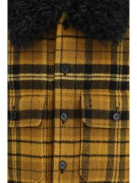 Fendi Men Check Wool Blouson Jacket