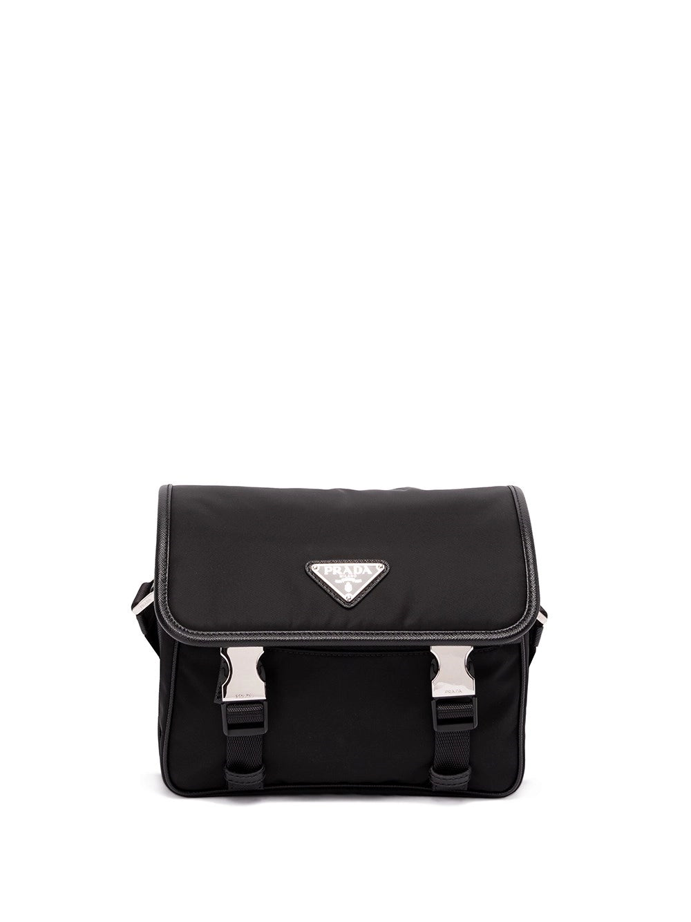 Prada Prada Men Re-Nylon And Saffiano Leather Shoulder Bag
