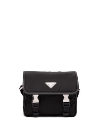 Prada Prada Men Re-Nylon And Saffiano Leather Shoulder Bag