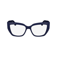 Salvatore Ferragamo Eyeglasses Square Full Rim, Navy Blue Frame and Clear Demo Lens Lens SF2972414