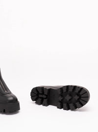 Prada Women Leather Zipper Booties