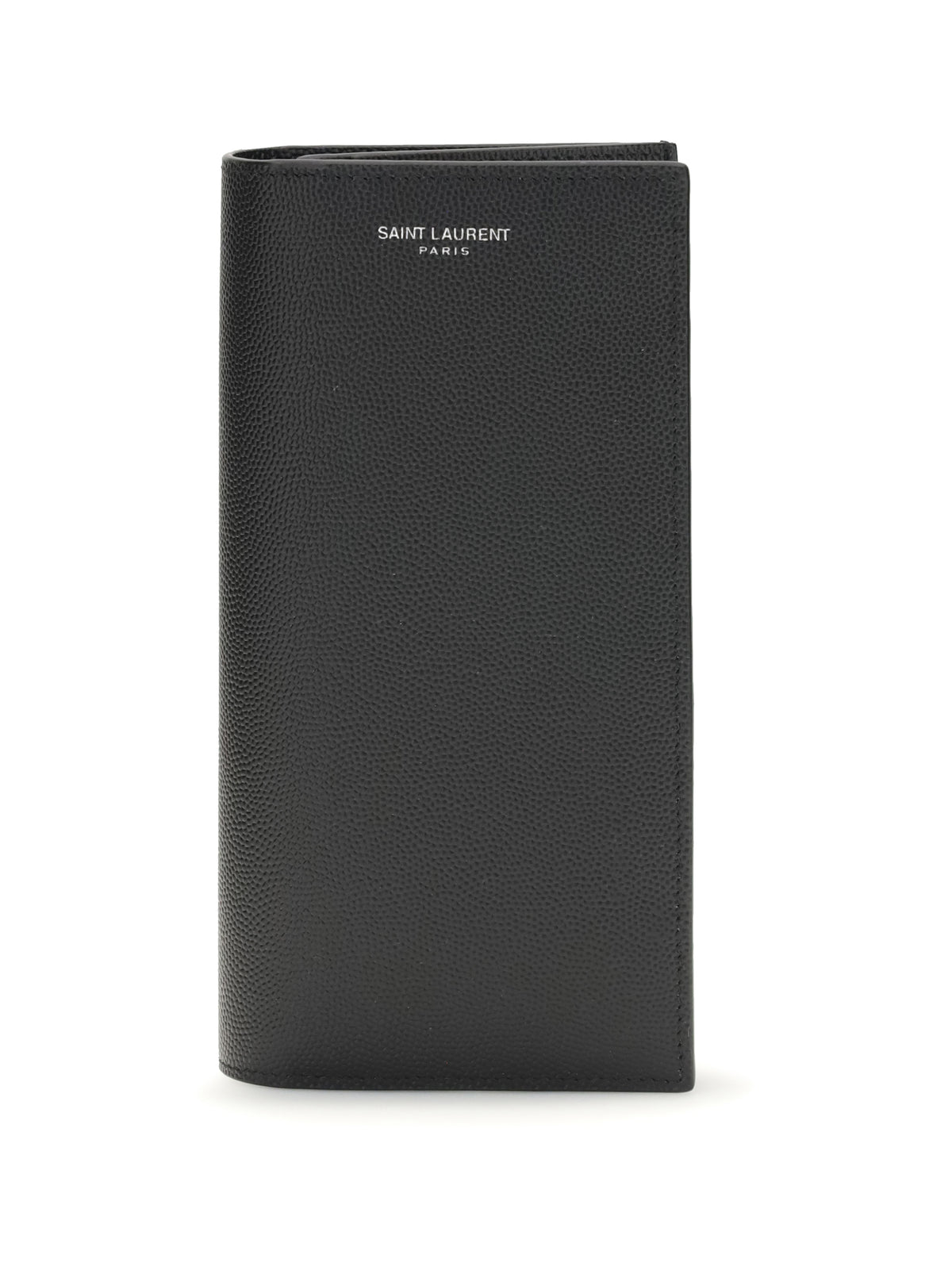 Saint Laurent Men Grained Leather Wallet