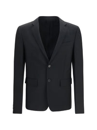 FENDI Fendi Men Single-Breasted Kid Mohair Blazer