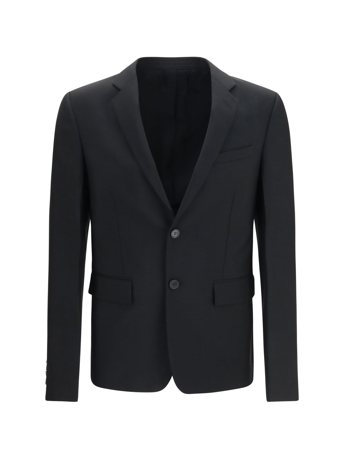 FENDI Fendi Men Single-Breasted Kid Mohair Blazer