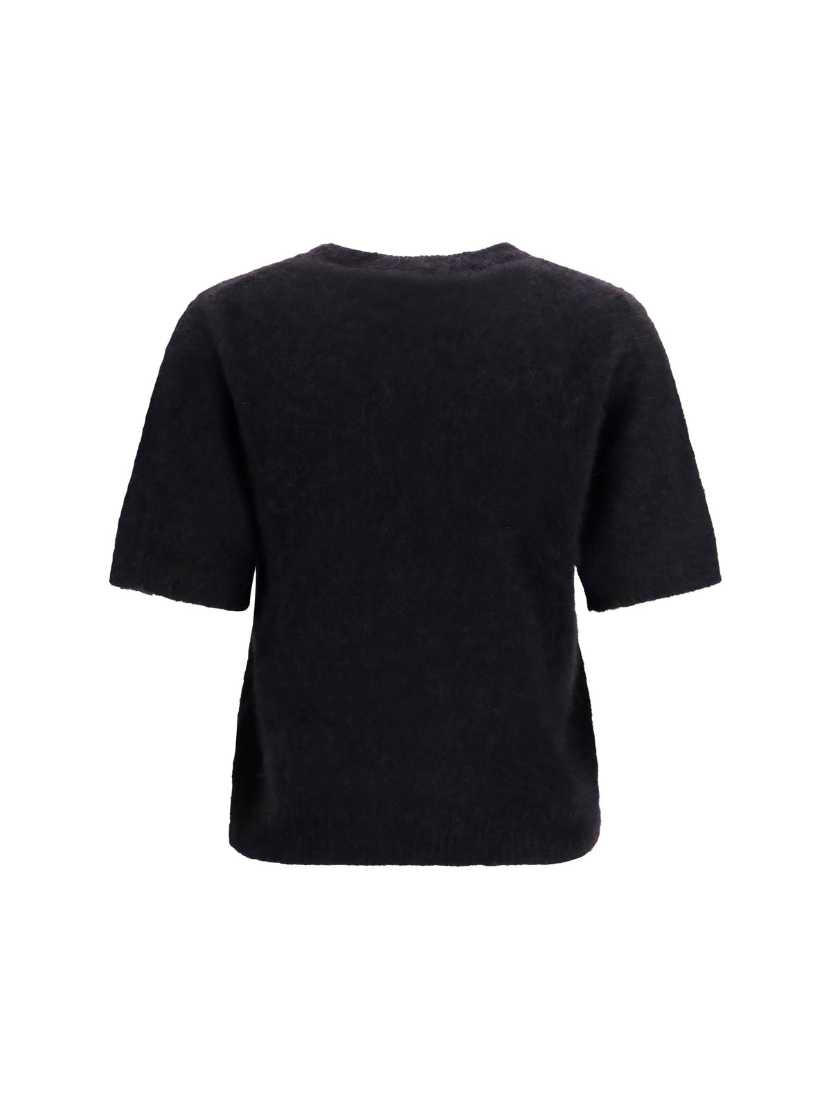 Ganni Women Alpaca And Wool-Blend T-Shirt