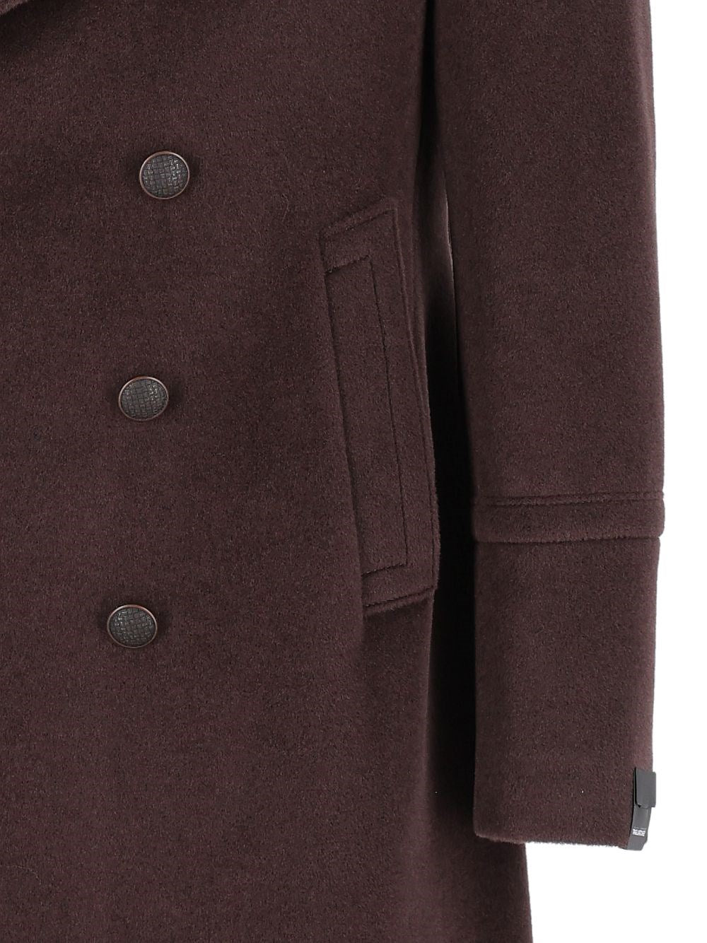 Tagliatore Tagliatore Men Double-Breasted Virgin Wool Coat