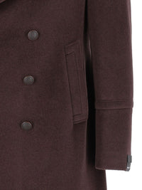 Tagliatore Tagliatore Men Double-Breasted Virgin Wool Coat