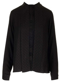 Palm Angels Women Monogram Silk Blouse