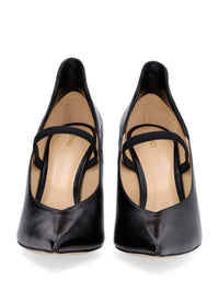 Fendi Fendi Women Leather Pumps With Transparent Heel