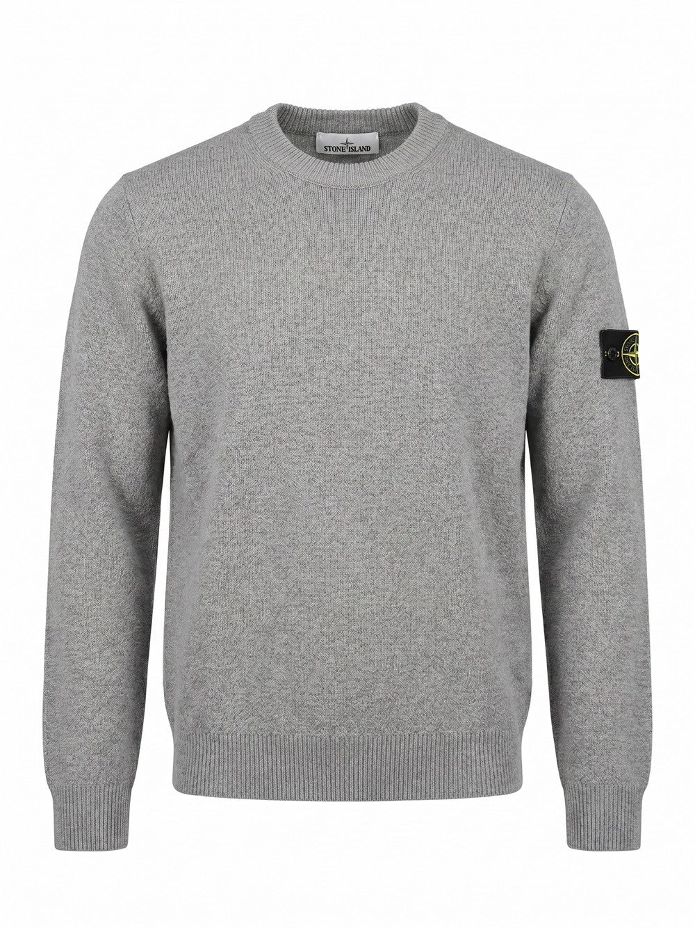 Stone Island Men Textured Stitch Crew Neck