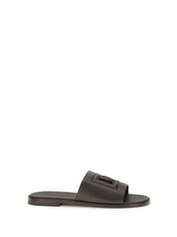 Dolce & Gabbana Men Embossed Logo Sandals