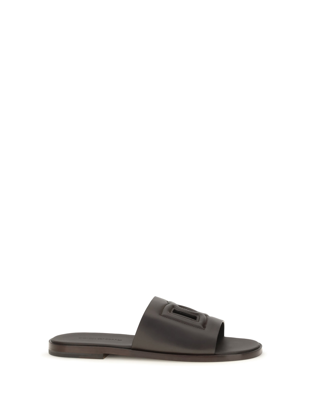 Dolce & Gabbana Men Embossed Logo Sandals