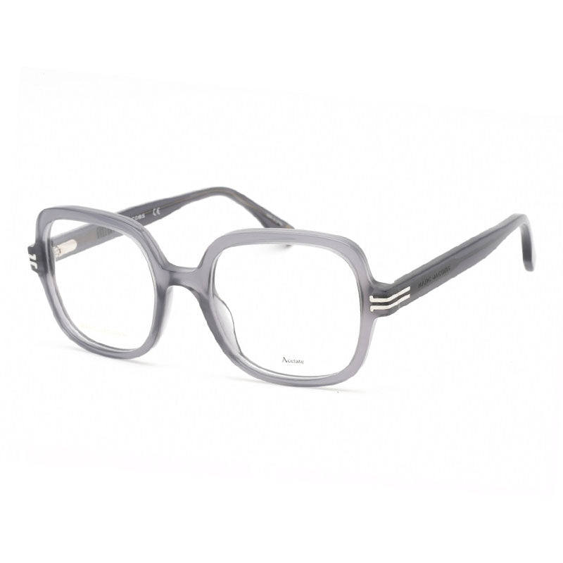 Marc Jacobs Eyeglasses Square Full Rim, Light Grey Frame and Clear Demo Lenses Lens MJ10580KB700