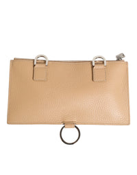 Dolce & Gabbana Beige Calfskin Leather Large Crossbody Card Holder Men's Wallet