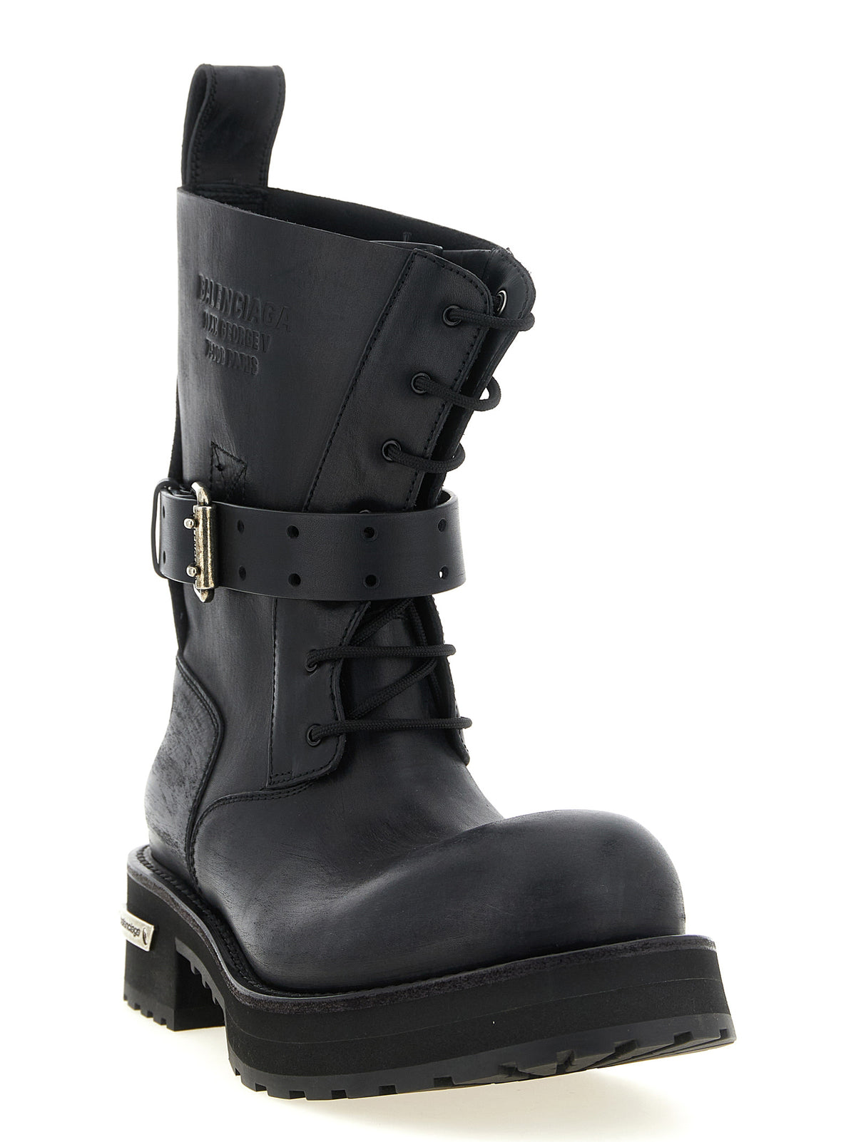BALENCIAGA Balenciaga Men Venom Lace-Up Boots