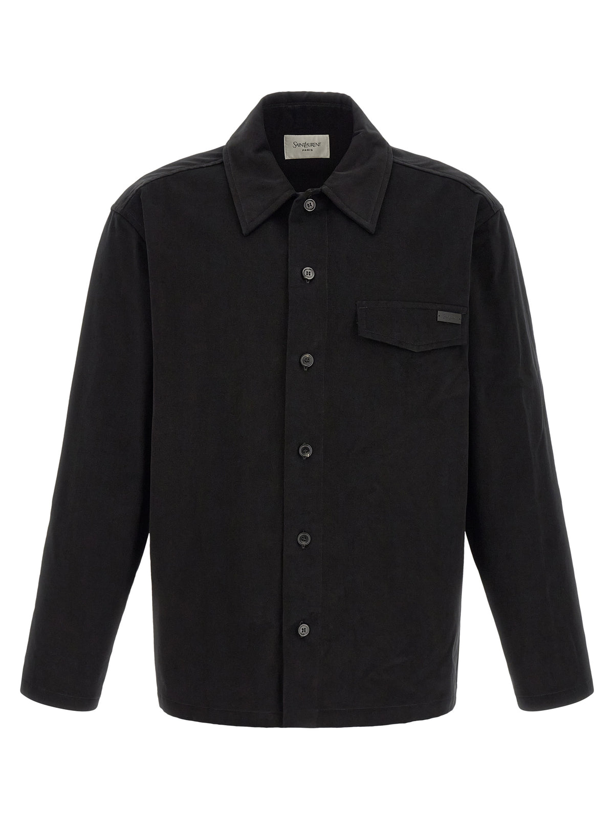 Saint Laurent Men Cotton Overshirt