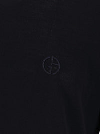 Giorgio Armani Men Crew Neck Wool Sweater
