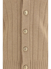 Brunello Cucinelli Men Ribbed Cashmere Cardigan