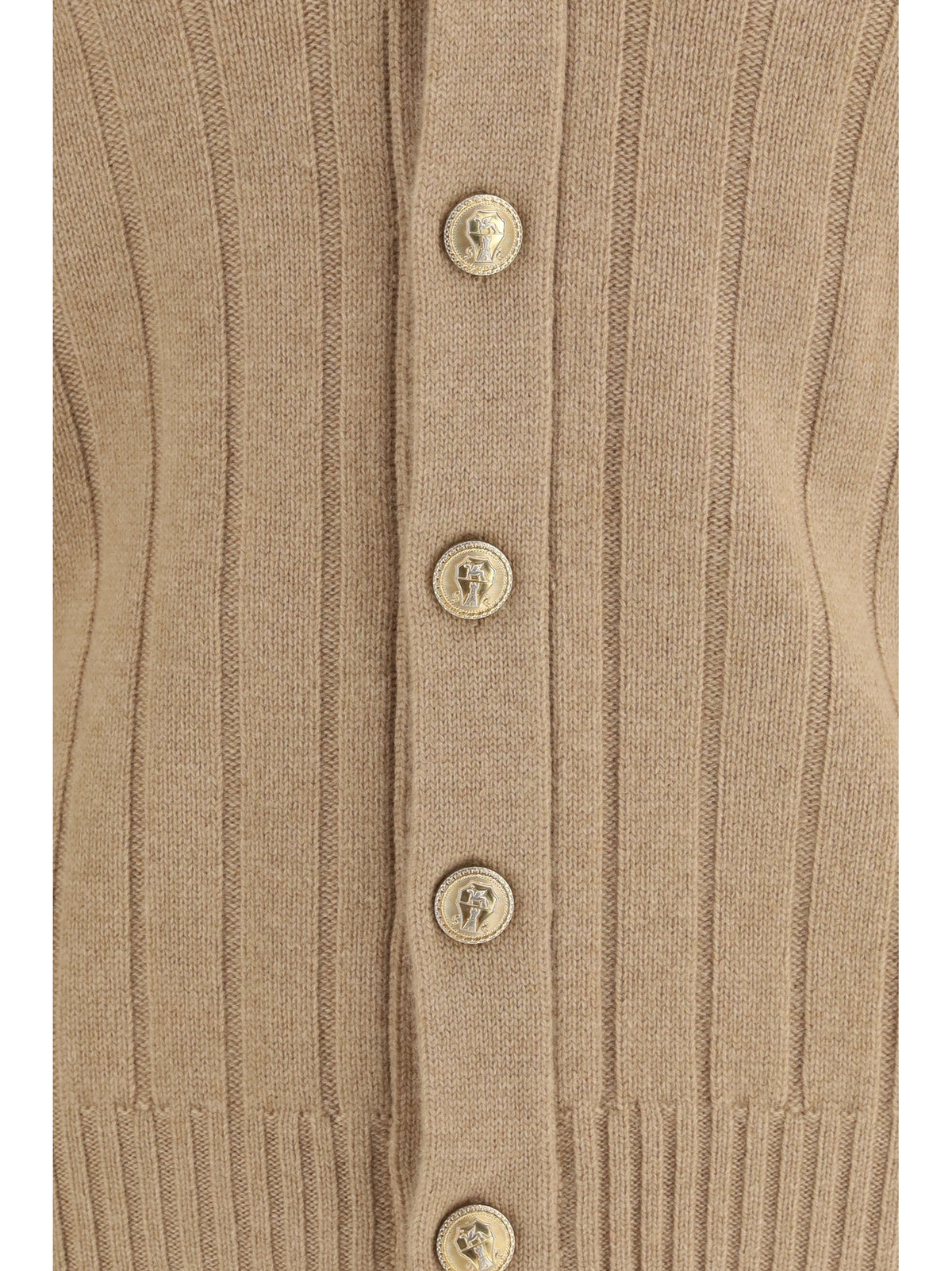Brunello Cucinelli Men Ribbed Cashmere Cardigan