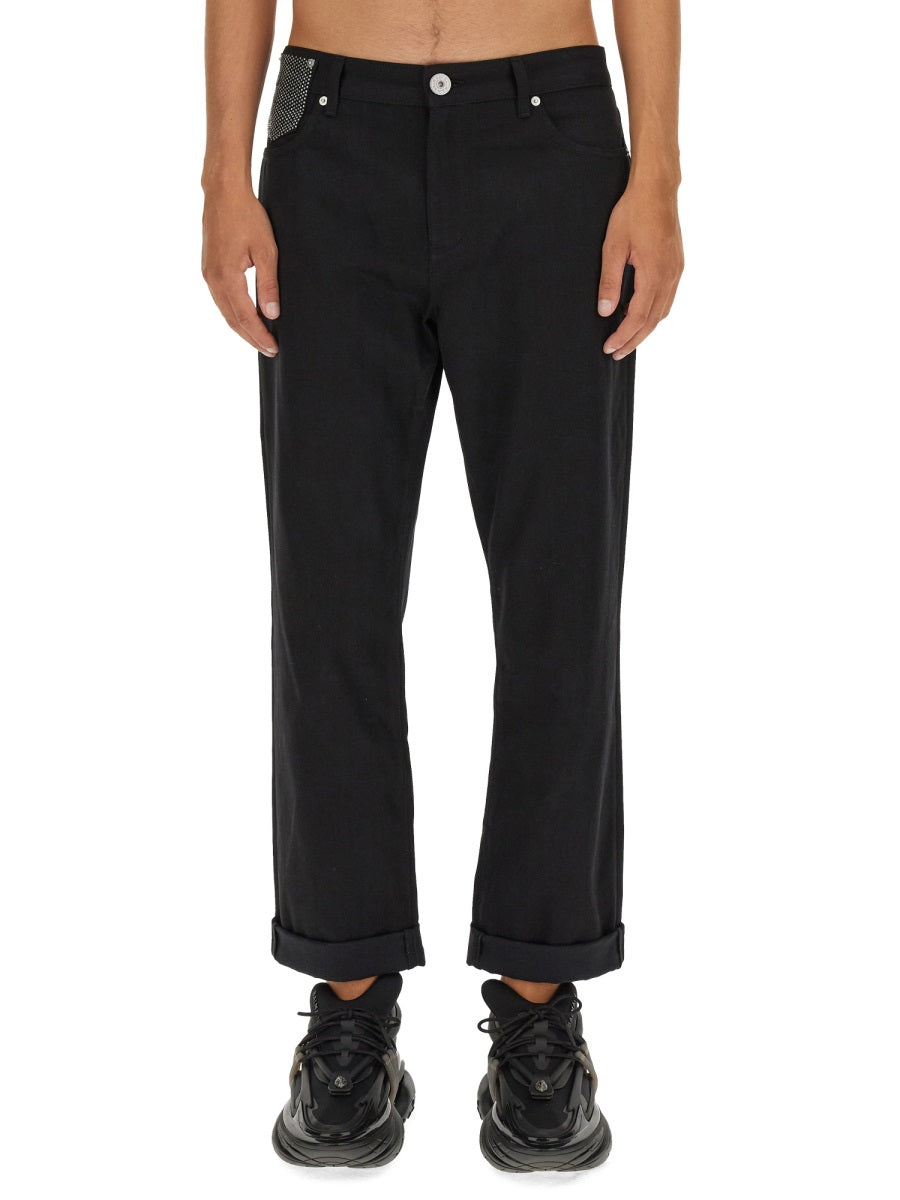 Balmain Men Jeans In Denim