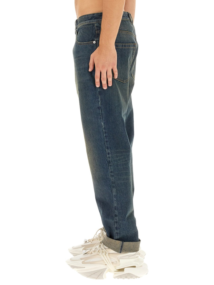 Balmain Men Jeans In Denim
