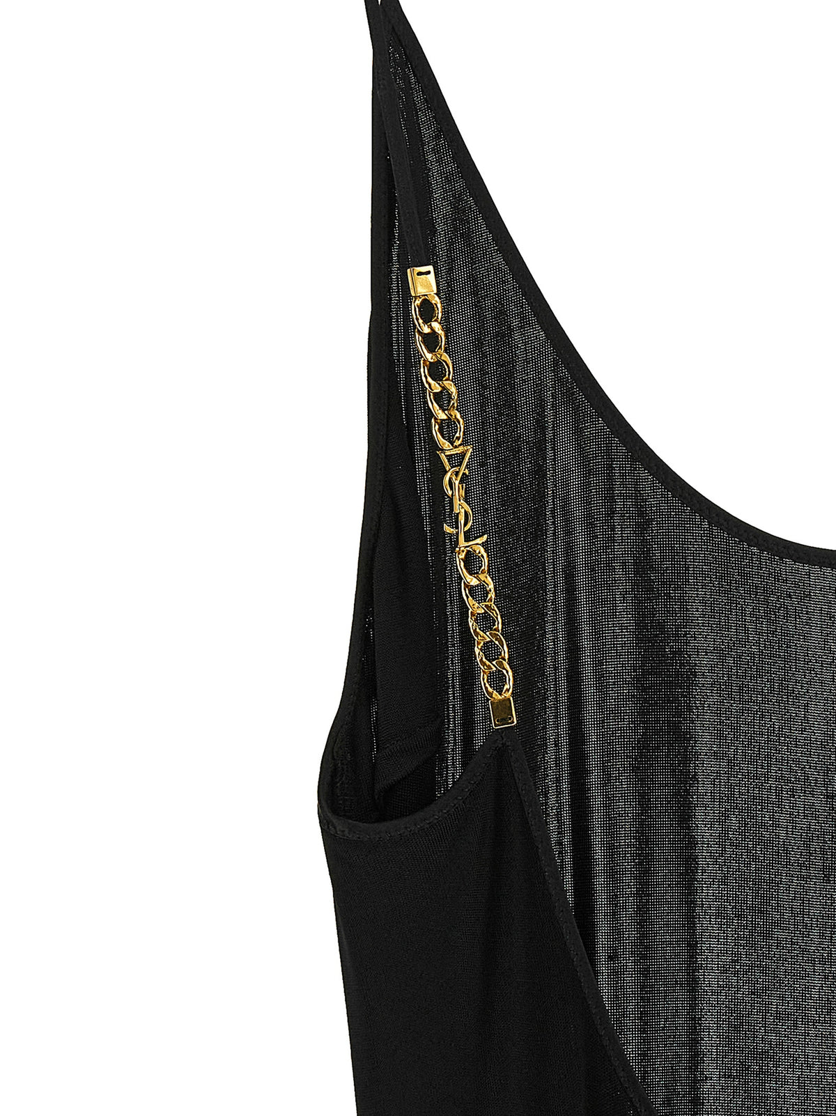 Saint Laurent Women 'Cassandre' Chain Dress