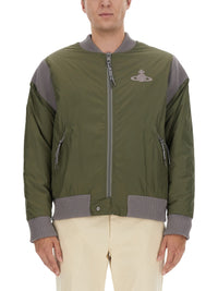 Vivienne Westwood Men Bomber Jacket With Logo