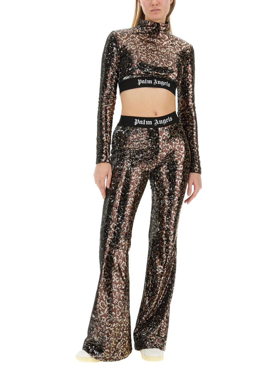 Palm Angels Women Flare Fit Pants