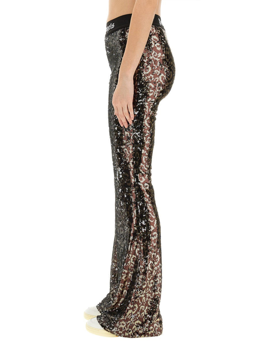 Palm Angels Women Flare Fit Pants