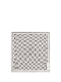 Brunello Cucinelli Men Silk Pochette With Geometric Pattern