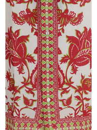 Etro Men Linen Shirt With Floral Print And Short Sleeves