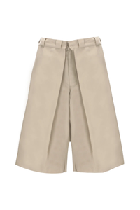 Givenchy Pleated Extra Large Chino Short_Beige