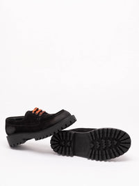 Prada Prada Men Waxed Suede Lace-Up Shoes