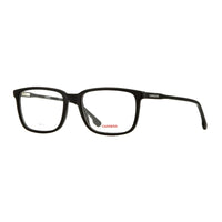 Carrera Carrera Eyeglasses Rectangle Full Rim, Matte Black Frame and Clear Demo Lenses Lens CARRERA254000300