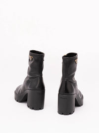 Prada Women Stretch Nappa Leather Booties