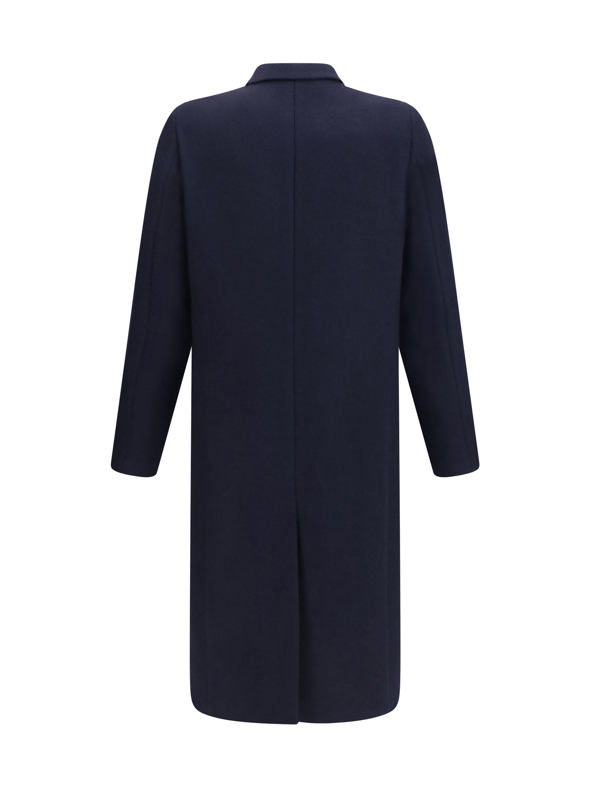 Prada Men Double-Breasted Shetland Wool Coat