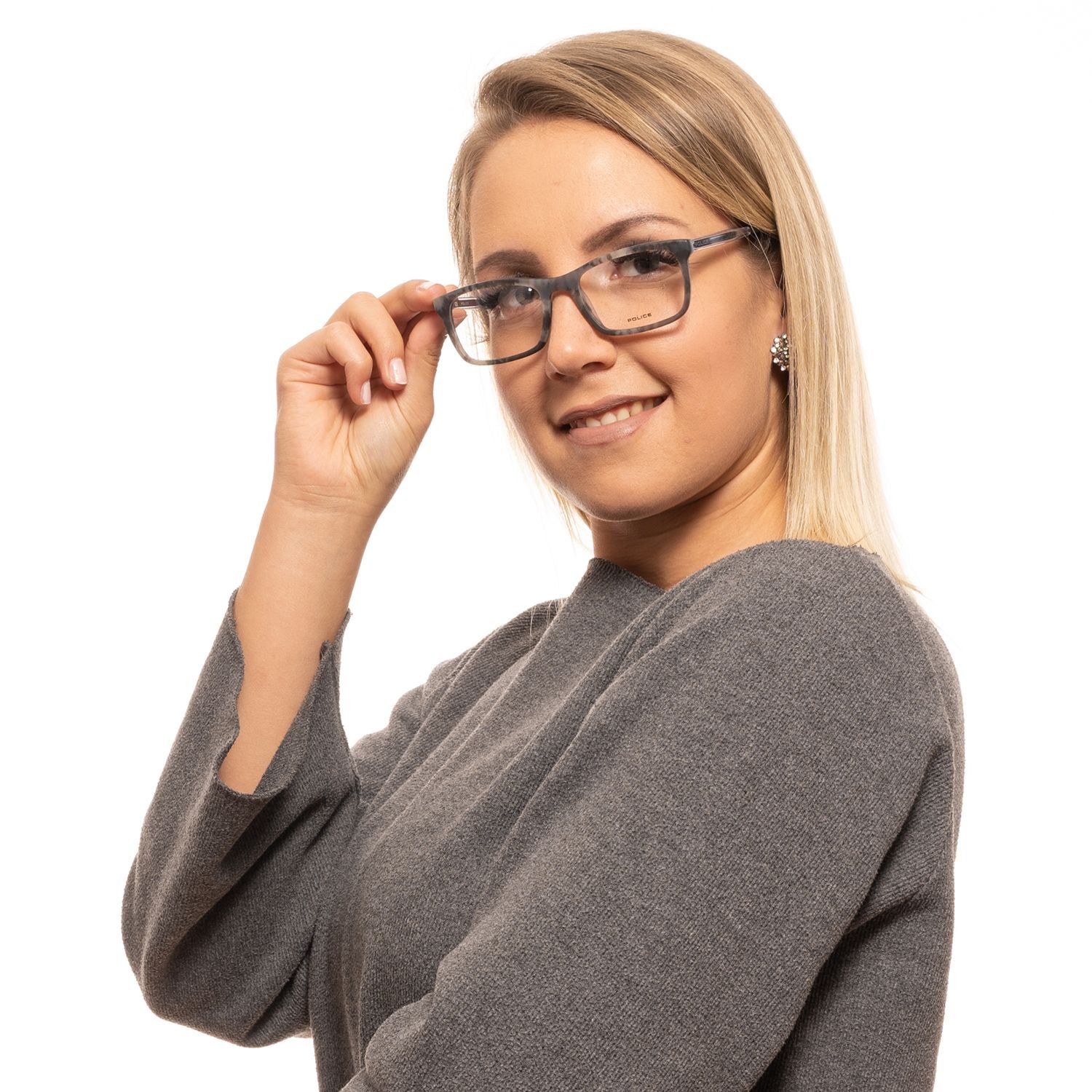 Police Gray Men Optical Men's Frames