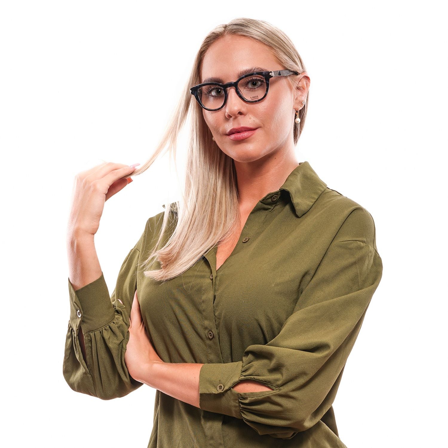Lozza Blue Unisex Optical  Frames
