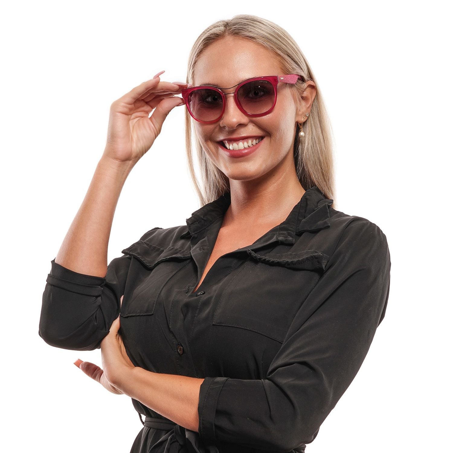 Police Purple Women Women's Sunglasses