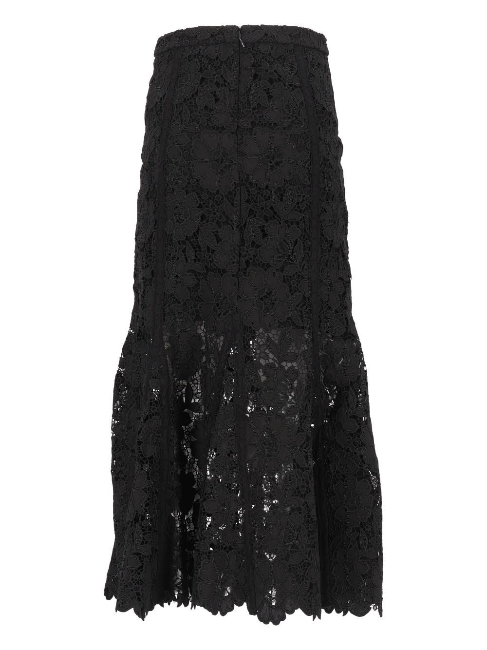Self-Portrait Women Midi Siren Skirt