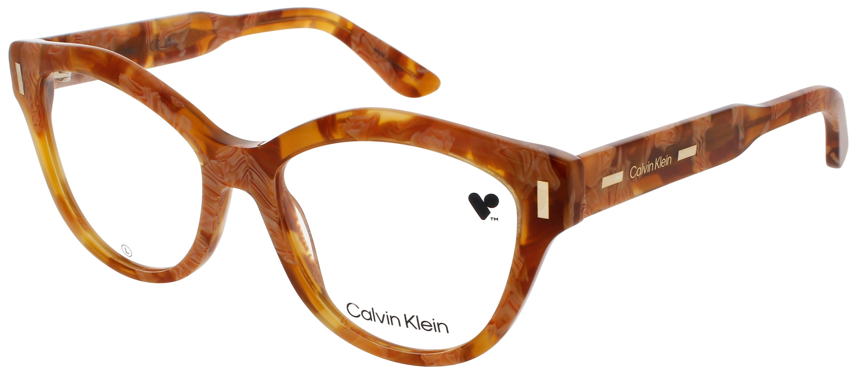 Calvin Klein Calvin Klein Optical Glasses CARAMEL HAVANA