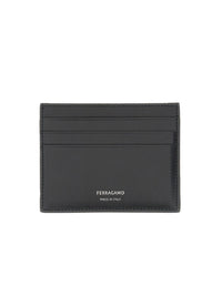Ferragamo Men Portacarte Con Logo