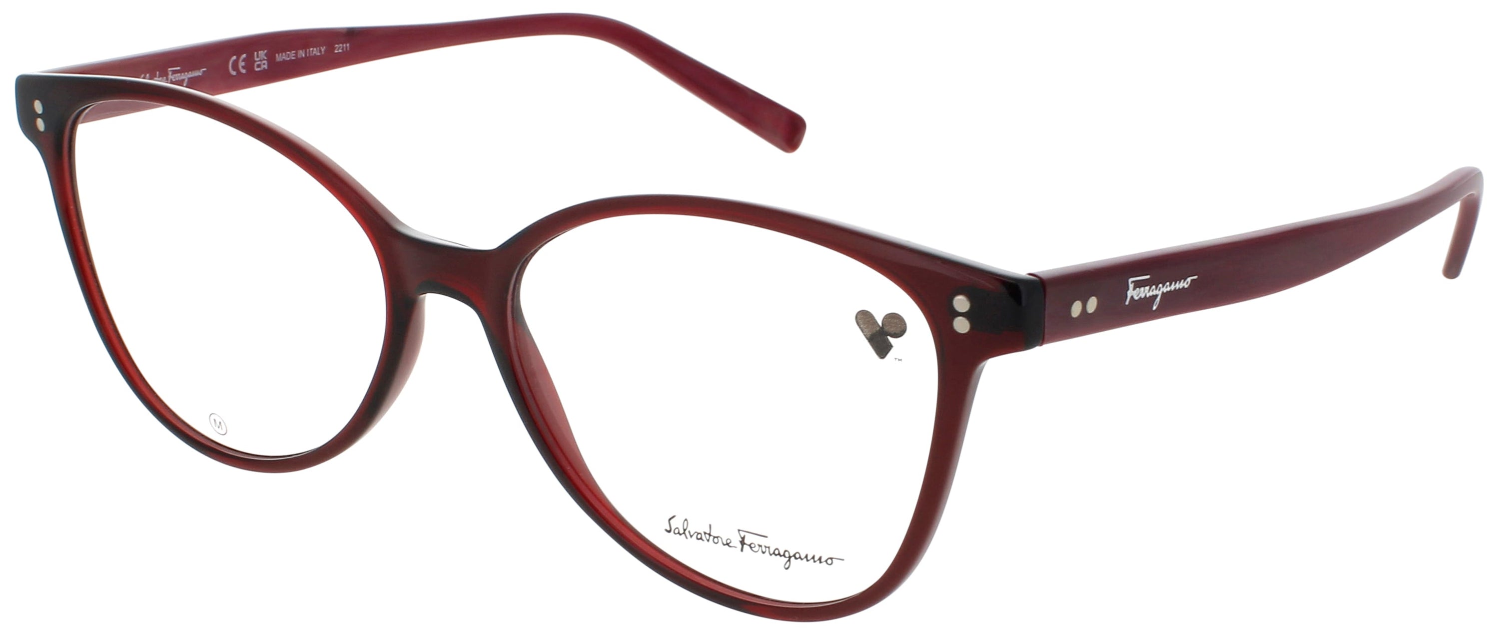 Salvatore Ferragamo Salvatore Ferragamo Optical Glasses Burgundy
