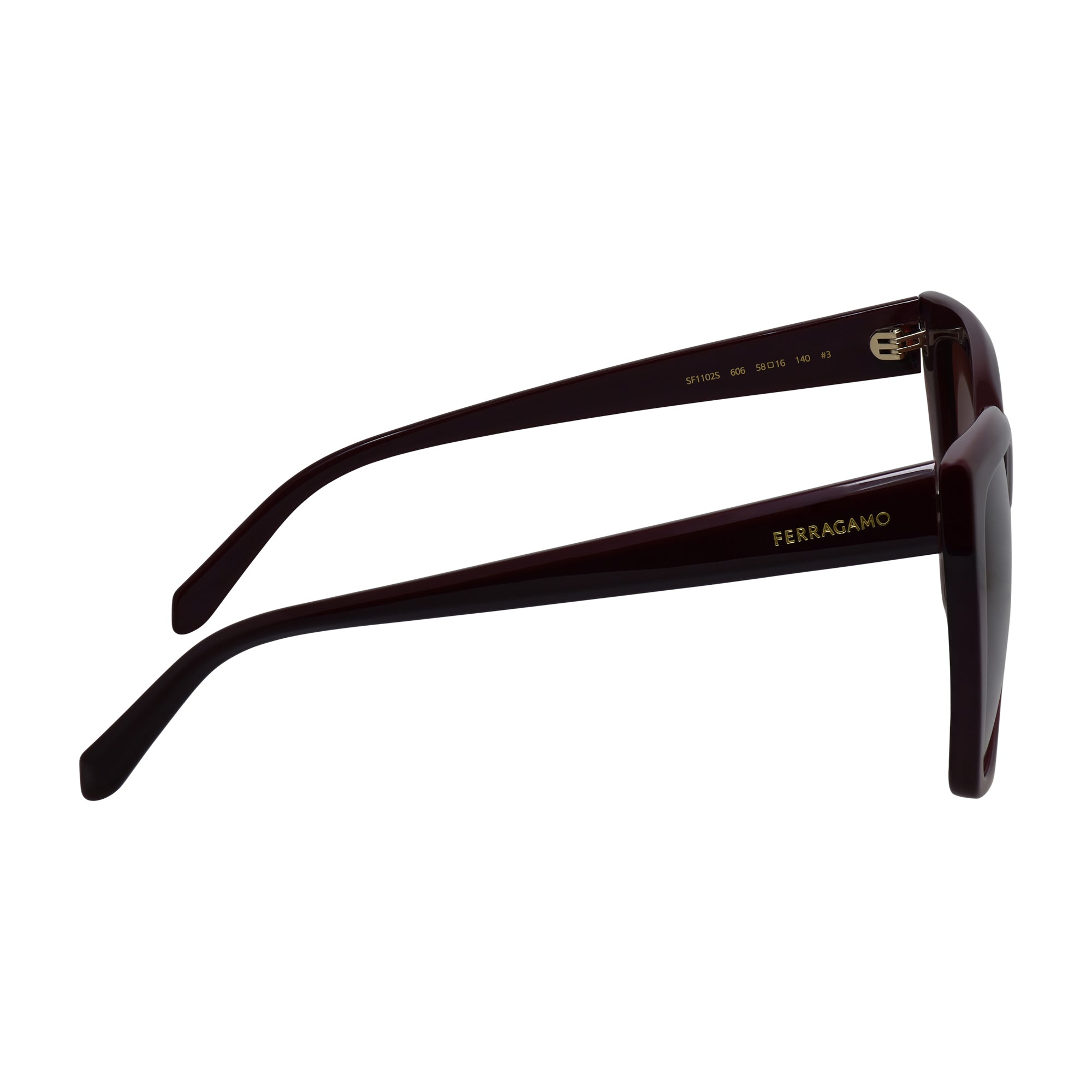 SF 1102S 606 58mm Womens Cat Eye Sunglasses