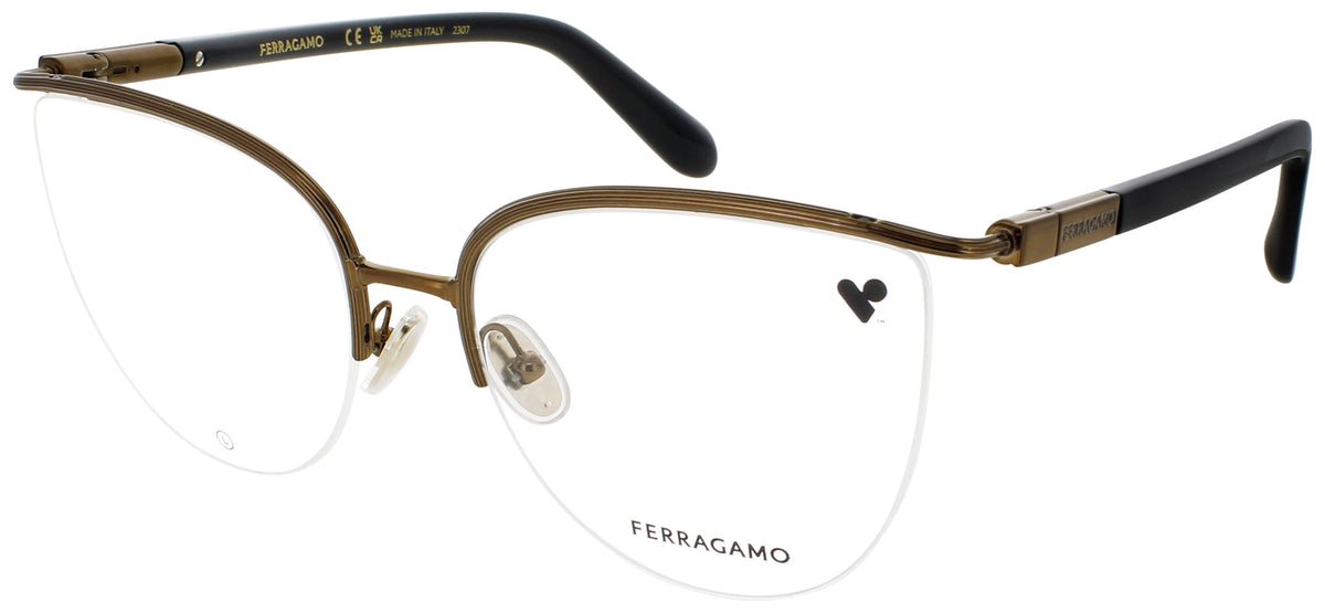 Salvatore Ferragamo Optical Glasses AMBER GOLD